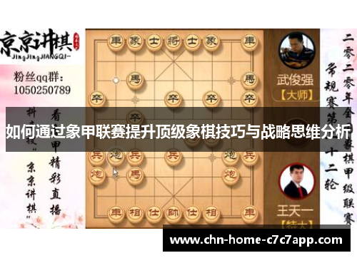 如何通过象甲联赛提升顶级象棋技巧与战略思维分析